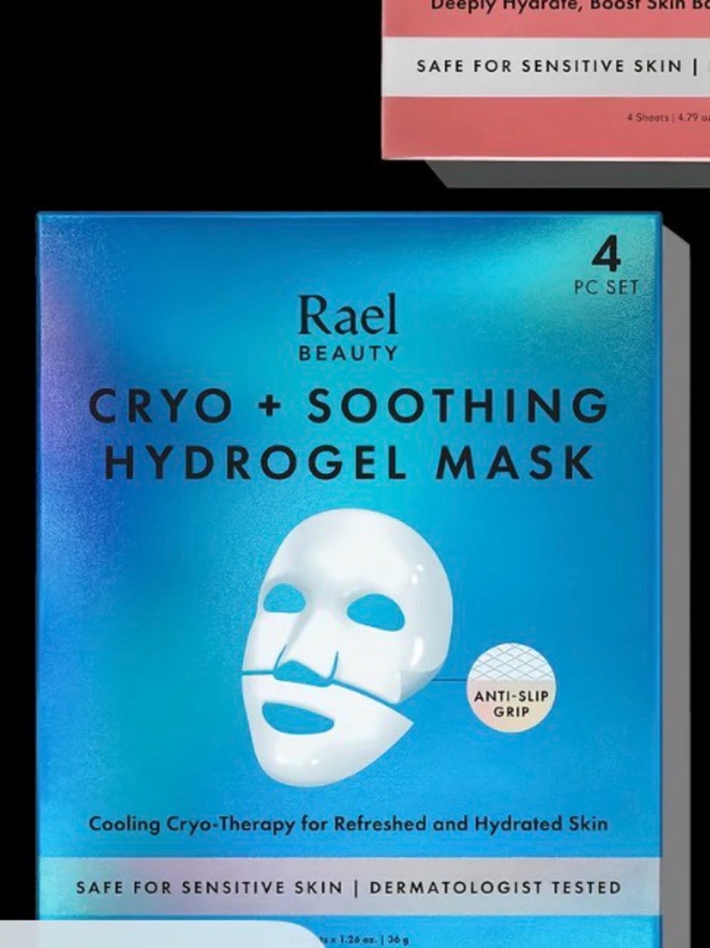 NIB Rael Hydrogel Mask CRYO  SOOTHING 4 in Box